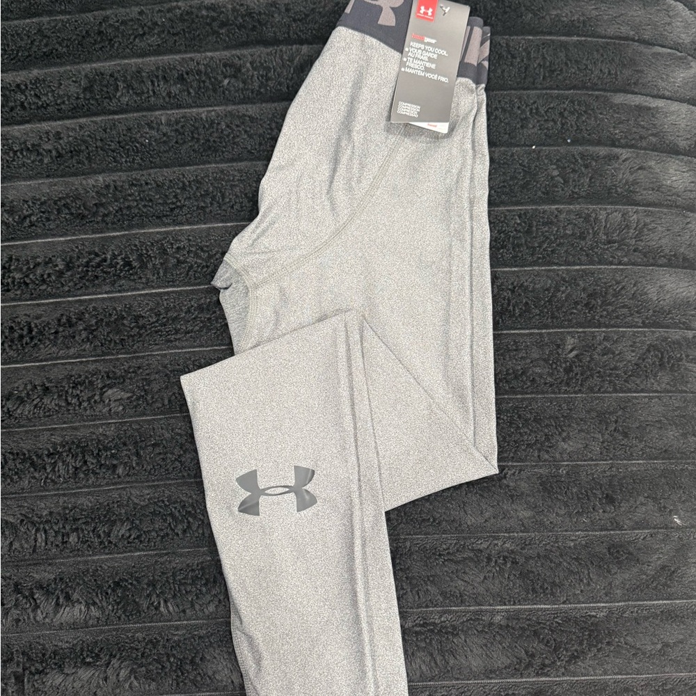 Under Armour Light Gray Performance Leggings